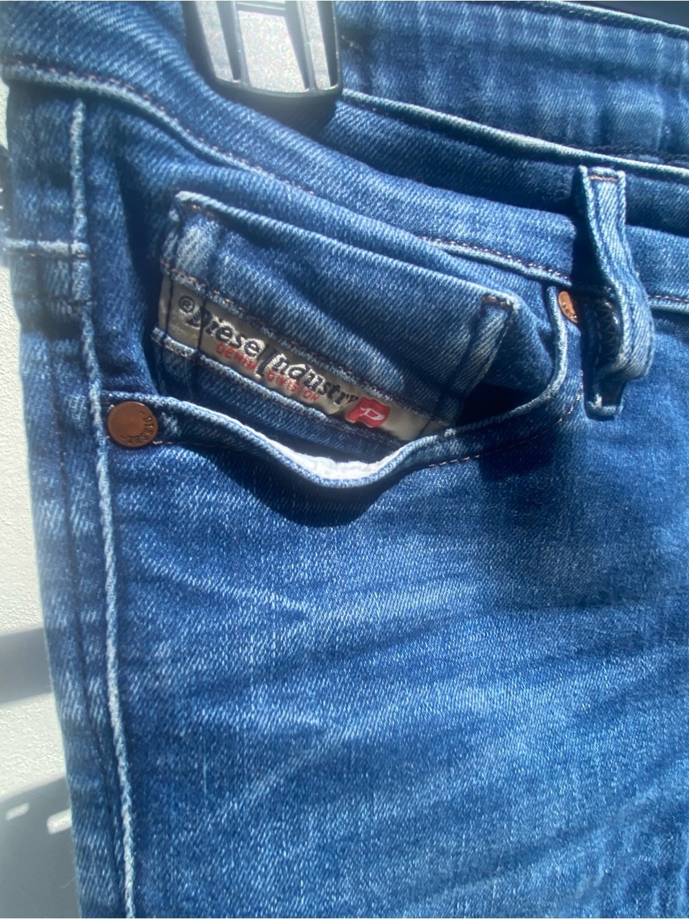 Y2K Diesel Super Slim Skinny Jeans Size 27 - Picture 3 of 9